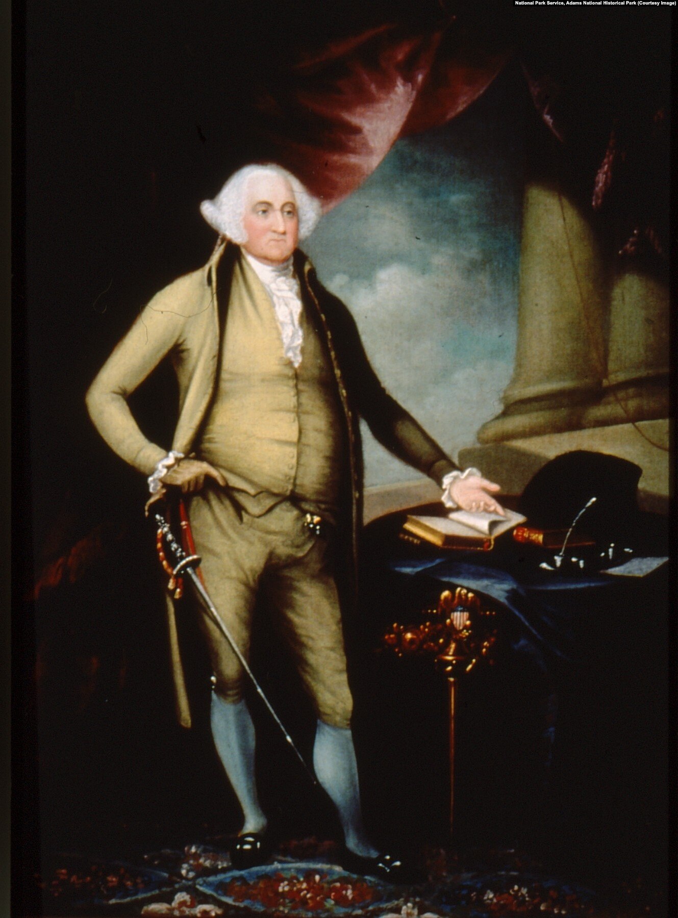 John Adams, 1797-1800 by William Winstanley.